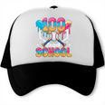 100 Days Of School Baseball Boys Ice Cream Drip 100th Day Trucker Cap 100 Days Of School Baseball Boys Ice Cream Drip 100th Day Trucker Cap