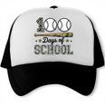 100 Days Of School Baseball Camo Boys School Teacher Trucker Cap 100 Days Of School Baseball Camo Boys School Teacher Trucker Cap