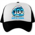 100 Days Of School Baseball Drip Ice Cream Kid Boy 100th Day Trucker Cap