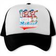 100 Days Of School Boys Baseball Drip 100th Day Dabbing Ball Trucker Cap