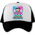 100 Drippy Days Of School Baseball Ice Cream 100th Day Boys Trucker Cap 100 Drippy Days Of School Baseball Ice Cream 100th Day Boys Trucker Cap