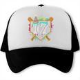 17th Birthday Baseball Drip Number 17 Year Old Birthday Boy Trucker Cap