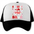 6 7 Bruh Six Seven Valentine Heart Baseball Trucker Cap