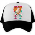 6 7 Ice Cream Drip Baseball Number 67 Player Boy Girl Kids Trucker Cap