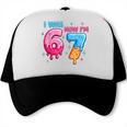 I Was 6 Now I'm 7 Meme Six Seven Baseball 7th Birthday Trucker Cap I Was 6 Now I'm 7 Meme Six Seven Baseball 7th Birthday Trucker Cap