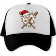 67 Baseball Xmas Lights Santa Hat Holiday Trucker Cap 67 Baseball Xmas Lights Santa Hat Holiday Trucker Cap