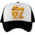 67 Brain Rot Meme Baseball Ice Cream Drip For Kids & Teens Trucker Cap