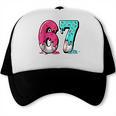 67 Ice Cream Drip Baseball Gen Alpha Slang Six Seven Meme Trucker Cap