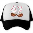 67 Trend Baseball Glove Number Style Trucker Cap