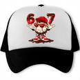 67 Valentine Day Baseball Chocolate Ice Cream Drip Trucker Cap 67 Valentine Day Baseball Chocolate Ice Cream Drip Trucker Cap