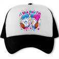 7th Birthday I Was 6 Now I'm 7 Baseball Ice Cream Drip Trucker Cap