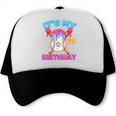 8th Birthday Baseball 8 Year Old Ice Cream Drip Boy Baseball Trucker Cap 8th Birthday Baseball 8 Year Old Ice Cream Drip Boy Baseball Trucker Cap