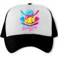 8th Birthday Baseball Ice Cream Drip 8 Years Old Girls B-Day Trucker Cap 8th Birthday Baseball Ice Cream Drip 8 Years Old Girls B-Day Trucker Cap