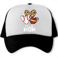 Ball Mom Football Baseball Mom Heart Trucker Cap