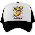 Banana Baseball Cartoon Cool Sports Kids Teens Trucker Cap