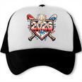 Baseball 2026 Ice Cream Drip Bats For Boys Birthday Graphic Trucker Cap Baseball 2026 Ice Cream Drip Bats For Boys Birthday Graphic Trucker Cap