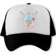 Baseball 4 Year Old Ice Cream Drip 4th Birthday Boy Number 4 Trucker Cap