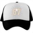 Baseball 67 Six Seven Meme Number Trucker Cap