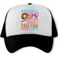 Baseball Or Bows Paw Paw Loves You Gender Reveal Baby Party Trucker Cap