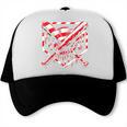 Baseball Candy Cane Christmas Baseball Ice Cream Drip Boys Trucker Cap Baseball Candy Cane Christmas Baseball Ice Cream Drip Boys Trucker Cap