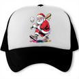 Baseball Christmas Santa Claus Batter Baseball Drip Trucker Cap Baseball Christmas Santa Claus Batter Baseball Drip Trucker Cap