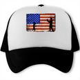 Baseball Coach Baseball Dad American Flag Trucker Cap Baseball Coach Baseball Dad American Flag Trucker Cap