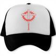 Baseball Cross Bats Pitcher Jesus Faith Trucker Cap