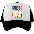 Baseball Dad American USA Flag Dada Men Baseball Fathers Day Trucker Cap Baseball Dad American USA Flag Dada Men Baseball Fathers Day Trucker Cap