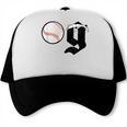 Baseball Dad Coach Old Head OG Old School Baller White Trucker Cap Baseball Dad Coach Old Head OG Old School Baller White Trucker Cap