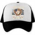 Baseball Dad Fathers Day American USA Flag Men Boys Kids Trucker Cap Baseball Dad Fathers Day American USA Flag Men Boys Kids Trucker Cap