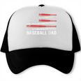 Baseball Dad Father's Day US Flag Baseball Trucker Cap