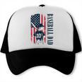 Baseball Dad Flag Tee I Raised Mine Ballpark Dad Trucker Cap Baseball Dad Flag Tee I Raised Mine Ballpark Dad Trucker Cap