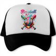Baseball Dad Game Day Vibes Ice Cream Drip Baseball Daddy Trucker Cap Baseball Dad Game Day Vibes Ice Cream Drip Baseball Daddy Trucker Cap