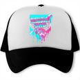Baseball Dad Home Plate Ice Cream Drip Father's Day Trucker Cap Baseball Dad Home Plate Ice Cream Drip Father's Day Trucker Cap