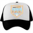 Baseball Dad Ice Cream Drip Home Plate Bat Cool Fathers Day Trucker Cap Baseball Dad Ice Cream Drip Home Plate Bat Cool Fathers Day Trucker Cap