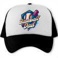 Baseball Dad Kids Birthday Baseball Drip Ice Cream Family Trucker Cap Baseball Dad Kids Birthday Baseball Drip Ice Cream Family Trucker Cap