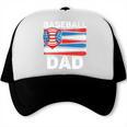 Baseball Dad For Men American Flag 4th Of July Fathers Day Premium Trucker Cap Baseball Dad For Men American Flag 4th Of July Fathers Day Premium Trucker Cap