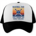 Baseball Dad Like A Normal Dad Only Cooler Premium Trucker Cap Baseball Dad Like A Normal Dad Only Cooler Premium Trucker Cap