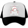 Baseball Dad Softball Game Son Out There Fathersday Baseball Trucker Cap Baseball Dad Softball Game Son Out There Fathersday Baseball Trucker Cap