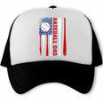 Baseball Dad USA American Flag Father's Day 4th Of July Trucker Cap Baseball Dad USA American Flag Father's Day 4th Of July Trucker Cap