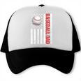 Baseball Dad USA American Flag Patriotic Dad 4th Of July Trucker Cap Baseball Dad USA American Flag Patriotic Dad 4th Of July Trucker Cap