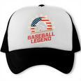 Baseball Dad USA Flag Trucker Cap