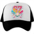Baseball Drip 6 7 Number 67 Six Seven Meme Boys Kids Trucker Cap