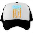 Baseball Drip Dripping Ice Cream Sport Player American Flag Trucker Cap