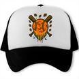 Baseball Drip Ice Cream Dripping Blaze Hunter Orange Camo Trucker Cap Baseball Drip Ice Cream Dripping Blaze Hunter Orange Camo Trucker Cap