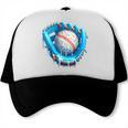 Baseball Drip Ice Cream Glove With Sprinkles Ball Boys Youth Trucker Cap