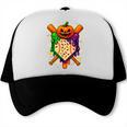 Baseball Drip Ice Cream Drip Halloween Baseball Lovers Trucker Cap