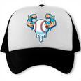 Baseball Drip Ice Cream Strong Character Trucker Cap