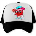 Baseball Drip Ice Cream Valentines Day Baseball Sport Boys Trucker Cap