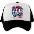 Baseball Drip Icecream Heart Valentine Day Boys Kids Red Trucker Cap Baseball Drip Icecream Heart Valentine Day Boys Kids Red Trucker Cap